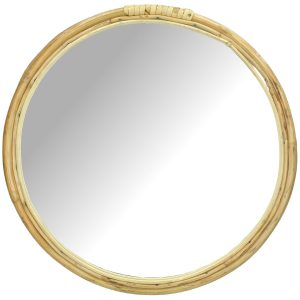 Καθρέπτης ArteLibre Φυσικό Μπαμπού 33×1.5x33cm