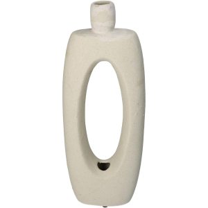 Βάζο ArteLibre Εκρού Κεραμικό 13×5.7x35cm