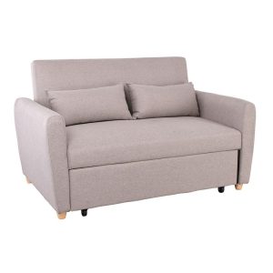 MOTTO Καναπές – Κρεβάτι Σαλονιού – Καθιστικού, Ύφασμα Cappuccino