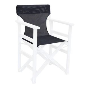 Textilene για Πολυθρόνα Σκηνοθέτη, Απόχρωση Μαύρο