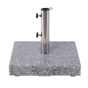 ΒΑΣΗ ομπρέλας τετράγωνη Γρανίτης/Inox #304 (40Kg)