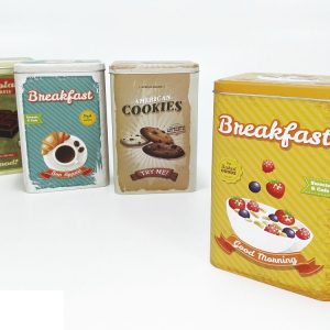 Κουτί Μέταλλο 12x10x20cm Σε 4 Σχέδια