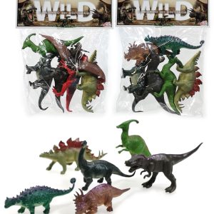 Φιγούρες Ο Κόσμος Των Δεινοσαύρων Πλαστικό Σετ 6Τμχ Για 3+ Ετών