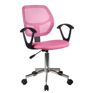 Καρέκλα Γραφείου ArteLibre EVERLY Ροζ Mesh 56×53.5x100cm