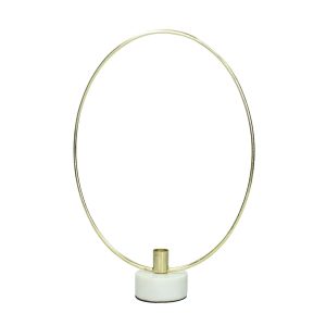 Κηροπήγιο ArteLibre Χρυσό Μέταλλο 28x8x30cm