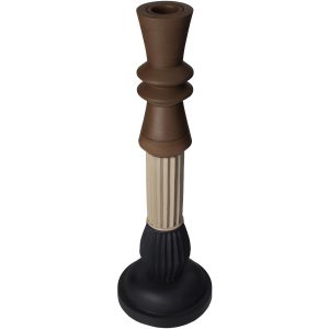 Κηροπήγιο ArteLibre Πολύχρωμο Polyresin 10x10x32cm