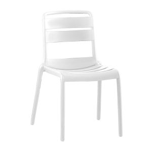 SERENATA Καρέκλα, Στοιβαζόμενη PP – UV Άσπρο