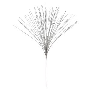 Χριστουγεννιάτικο Κλαδί Ασημί 80cm