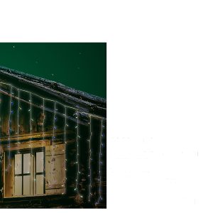 Χριστουγεννιάτικη Κουρτίνα Φωτισμού Πολύχρωμη 400 LED 4×1.5m