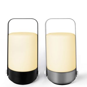 Φανάρι Led Με Χερούλι Μπαταρίας Φ8.5×19.5cm Σε 2 Χρώματα