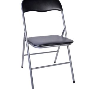 Kαρέκλα πτυσσόμενη ArteLibre Regale Μαύρο 44x48x82cm