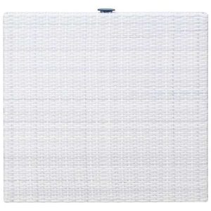 WICKER TOP Επιφάνεια Τραπεζιού Alu/Wicker Ice White/Γυαλί