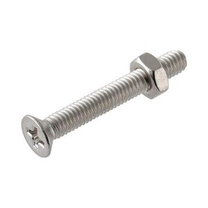 Μηχ/βιδα Φρεζ SL & Περικόχλιο M 5×16 Inox DIN963 10Τμχ