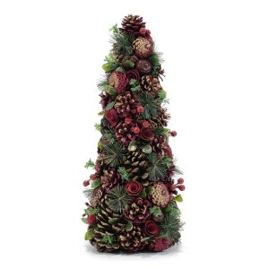 Χριστουγεννιάτικο Δεντράκι Με Κόκκινα Berries 53cm