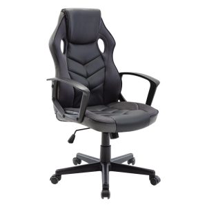 BF7700 Gaming Πολυθρόνα Mesh, Pu Μαύρο – Γκρι