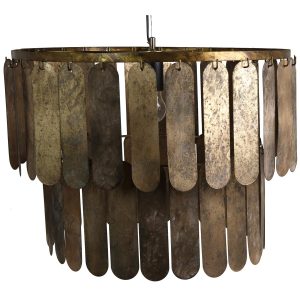 Φωτιστικό Κρεμαστό ArteLibre Καφέ Μέταλλο 54.5×54.5x40cm