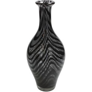 Βάζο ArteLibre Μαύρο Γυαλί 14x14x32.5cm