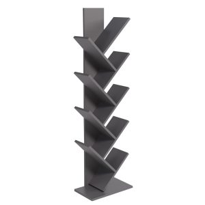 Βιβλιοθήκη ArteLibre AZIZI Ανθρακί Μοριοσανίδα 35×19.5x130cm