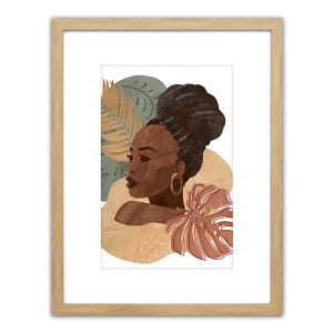 Πίνακας Σε Κορνίζα ArteLibre Πλαστικό ‘Πορταίτο Γυναίκας II’ 35x45x1.8cm