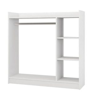 Κρεμάστρα Δαπέδου ArteLibre ZOLA Λευκό Μοριοσανίδα/Μέταλλο 123.6x35x120cm