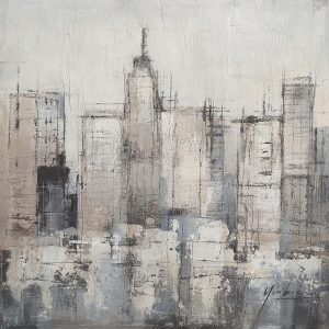 Πίνακας ArteLibre “Πόλη” Καμβάς 80x80cm