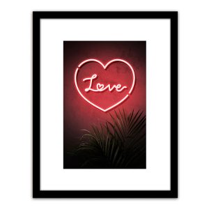 Πίνακας Σε Κορνίζα ArteLibre Πλαστικό ‘Love’ 35x45x1.8cm