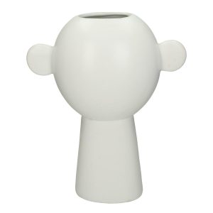 Βάζο ArteLibre Λευκό Κεραμικό 25×11.5×31.5cm