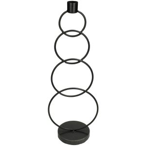 Κηροπήγιο ArteLibre Μαύρο Μέταλλο 13×8.5x35cm