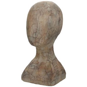 Διακοσμητικό ArteLibre Κεφάλι Καφέ Polyresin 15.5x14x30cm
