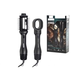 Σετ Πολυλειτουργική Βούρτσα Μαλλιών Air Light μαύρο 1200W 2Τμχ