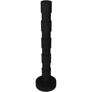 Κηροπήγιο ArteLibre Μαύρο Polyresin 8.8×8.8×36.5cm