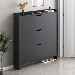 Παπουτσοθήκη MDF – Melamine Απόχρωση Γκρι