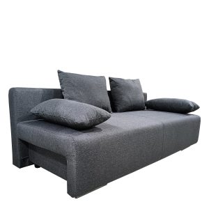 Καναπές Κρεβάτι Τριθέσιος ArteLibre URBAN LOUNGE 3S Σκούρο Γκρι Ύφασμα 194x93x72cm