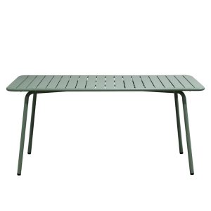 BRIO Slat Τραπέζι-Pro Κήπου - Βεράντας, Μέταλλο Βαφή Sandy Green 5635C