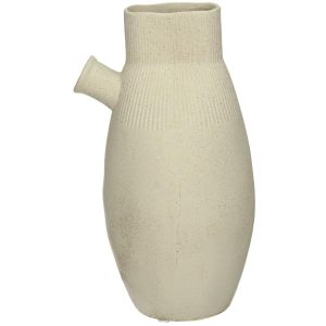 Βάζο ArteLibre Λευκό Πορσελάνη 11.8×10.8x23cm