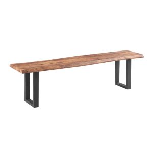 LIZARD 3D PAPER Πάγκος Μέταλλο Βαφή Μαύρο, Dark Acacia