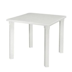 NETTUNO Τραπέζι Dining Κήπου- Βεράντας, PP Άσπρο
