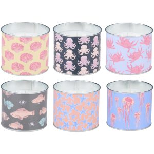 Κερί Citronella Σε Μεταλλικό Δοχείο Σε 6 Σχέδια ARTI CASA