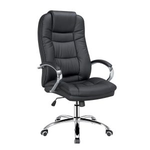 Καρέκλα Γραφείου ArteLibre FALKIRK Μαύρο PU 72×64.5×115-123cm