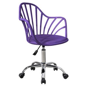 Καρέκλα Γραφείου ArteLibre SRI-LANKA Μοβ PP/PU 56.5×55.5x83cm