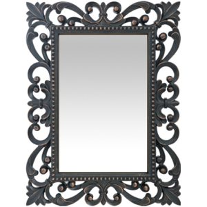 Καθρέπτης Τοίχου ArteLibre Μαύρο Πλαστικό 61×46.3×5.3cm