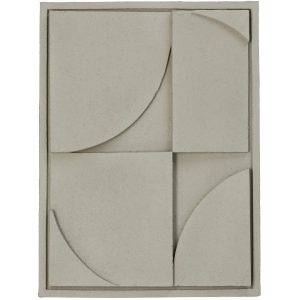 Διακοσμητικό Τοίχου ArteLibre Μπεζ Polyresin 29.5×3.5×39.5cm