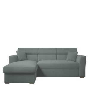 Καναπές Γωνιακός ArteLibre Αριστερή Γωνία AUDREY Ανοιχτό Γκρι 243x174x80/91cm