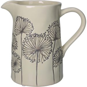 Βάζο ArteLibre Πικραλίδα Ιβουάρ Κεραμικό 21.5×13.5×20.5cm