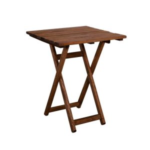 FOLDING Τραπέζι Βεράντας – Κήπου, Πτυσσόμενο, Οξιά, Βαφή Εμποτισμού Απόχρωση Καρυδί