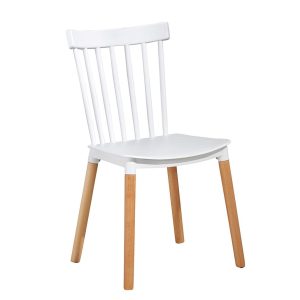 Καρέκλα ArteLibre FLAPPER Λευκό PP/Ξύλο 42.5×49.5x84cm