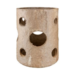 Ανεμοφωτιστικό ‘Nordic’ Χαρτοπολτός Καφέ 16×16.5×26.5cm