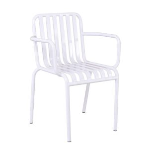 MODIAL Πολυθρόνα Μέταλλο Βαφή Άσπρο