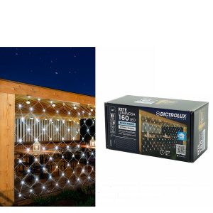 Χριστουγεννιάτικο Δίχτυ 160 LED 3.2×1.5m Ψυχρό Λευκό
