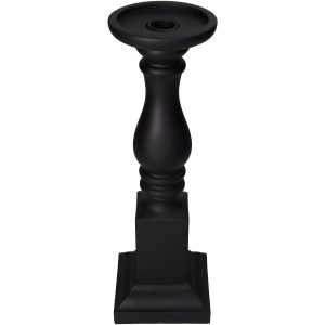 Κηροπήγιο ArteLibre Μαύρο Polyresin 10.2×10.2×32.5cm
